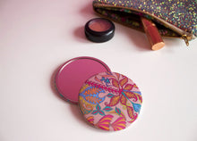 Taupe Tropical Pattern Mirror