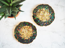 Gold Resin Coasters | Handmade Gold Coasters | Suki Sabur