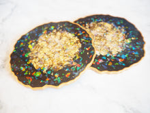 Gold Resin Coasters | Handmade Gold Coasters | Suki Sabur
