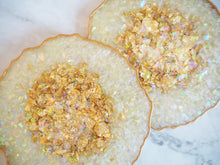 Pastel Geode Resin Coasters Set