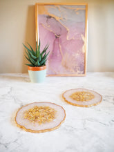 Handmade Resin Geode Coasters