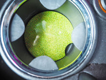 lime green car coasters