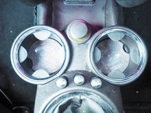 Steel Silver Rainbow Glitter Car Coasters