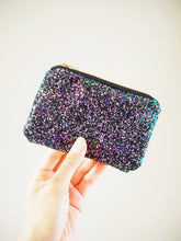 Glitter Coin Purse | Black Coin Purse | Suki Sabur