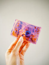 Magenta Holographic Vinyl Card Case
