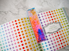 Blue Sequin Bookmark | Colorful Iridescent Bookmark | Suki Sabur