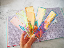 Blue Sequin Bookmark | Colorful Iridescent Bookmark | Suki Sabur