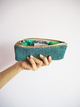 Green Glitter Sunglasses Bag | Case in Mermaid Green | Suki Sabur