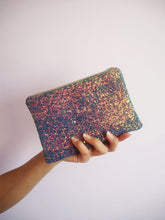 Rainbow Glitter Zip Pouch