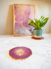 Handmade Purple Coasters | Berry Purple Coasters | Suki Sabur
