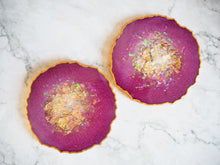 Handmade Purple Coasters | Berry Purple Coasters | Suki Sabur