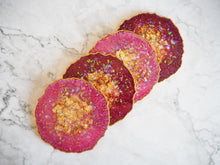 Fuchsia Geode Resin Coasters Set - Fuchsia Resin Coasters For Home - Fuchsia Pink Geode Coaster Set - Fuchsia Pink Home Decor UK - Pink Geode Coasters Set - Home Decor UK