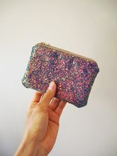 Purple Rainbow Glitter Coin Purse