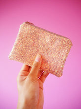Bubblegum Pink Glitter Coin Purse