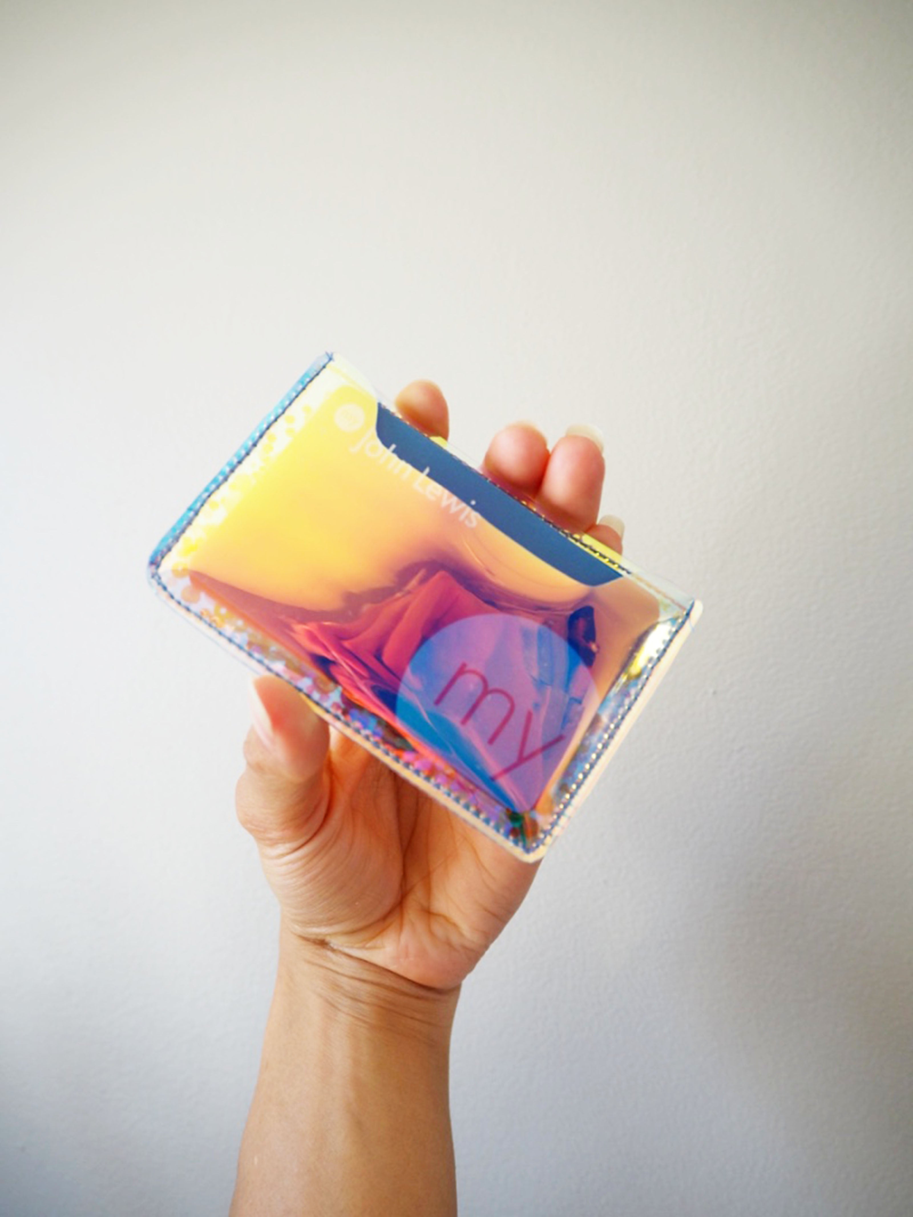 Holographic Vinyl Card Case