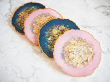 Agate Geode Resin Coaster Sets