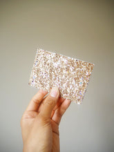 Sparkly Gold Rainbow Card Holder