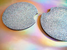 Silver Rainbow Glitter Cup Holder Inserts