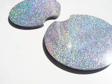 Silver Rainbow Glitter Cup Holder Inserts
