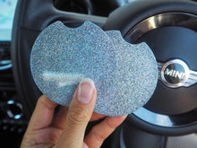 Silver Rainbow Glitter Cup Holder Inserts