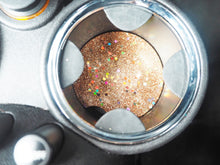 Holographic Rose Gold Cup Holder Inserts - 7.3cm