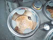 Holographic Rose Gold Cup Holder Inserts - 7.3cm
