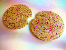 Pink Glitter Car Coasters | Glitter Car Coasters | Suki Sabur