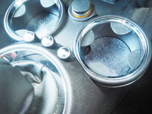 silver car coaster set