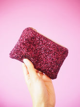 sparkly pink coin purse