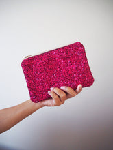 Sparkly Fuchsia Makeup Bag