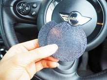 steel silver glitter car accessories