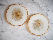 white geode resin coasters