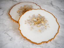 white geode placemat set
