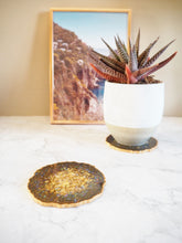 Handmade Coasters Set In Khaki