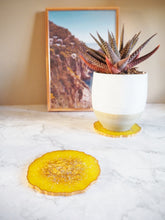 Yellow And Gold Coasters