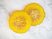 Yellow Geode Resin Coasters Set