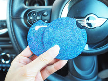 Persian Blue Glitter Cup Holder Inserts-7.3cm