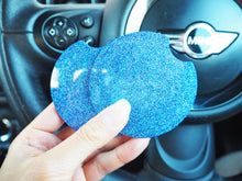 Persian Blue Glitter Cup Holder Inserts-7.3cm