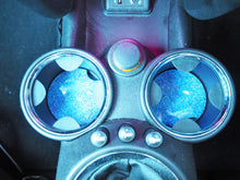 Persian Blue Glitter Cup Holder Inserts-7.3cm