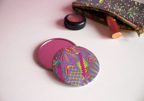 Bubblegum Pink Pocket Mirror