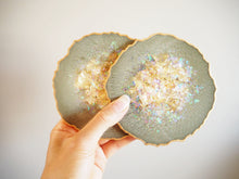 olive green geode placemat set