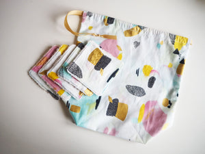 Reusable Laundry Pouch Drawstring