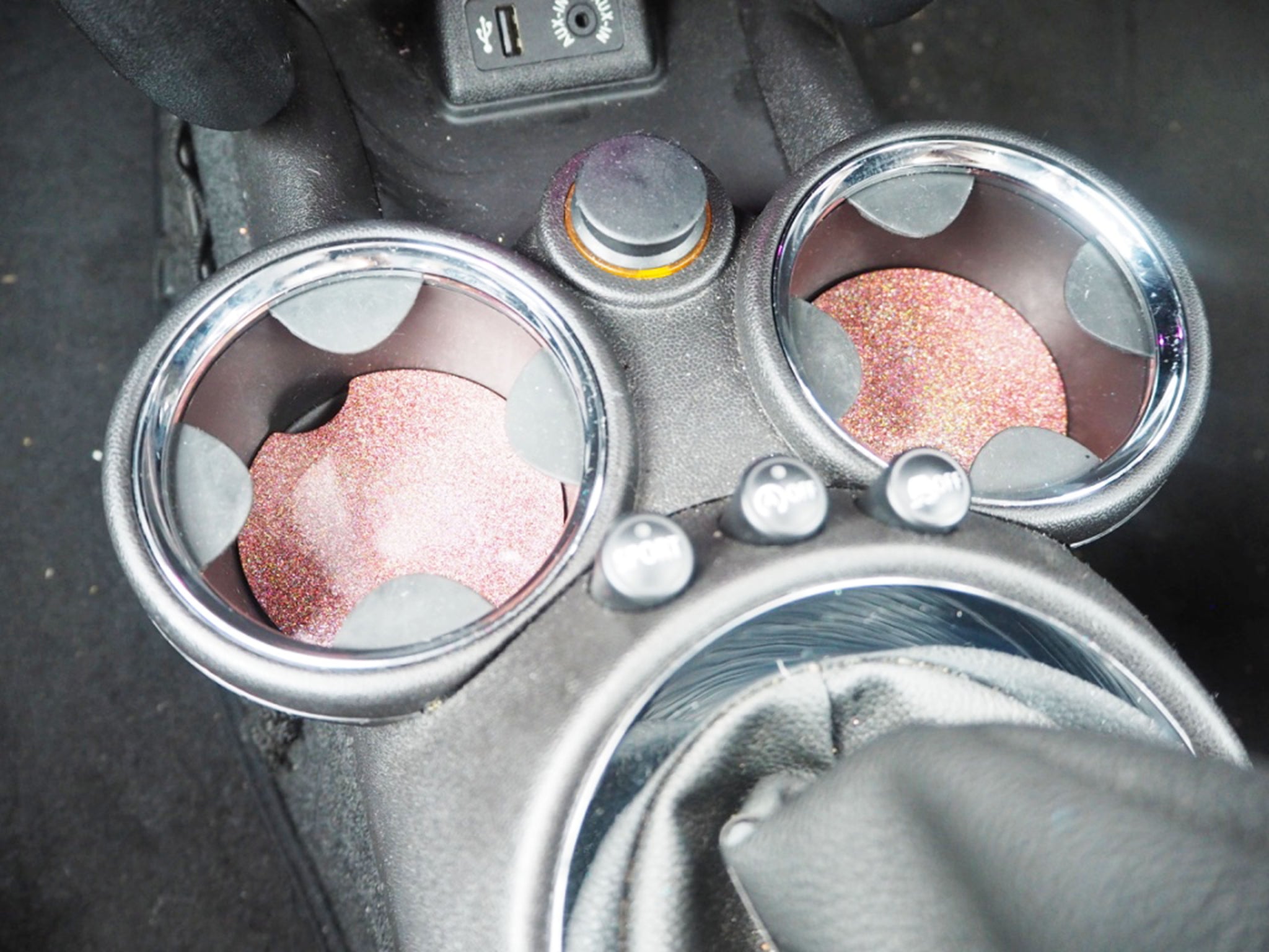 GetUSCart- Car Coasters, Senose Pink Car Accessories for Women