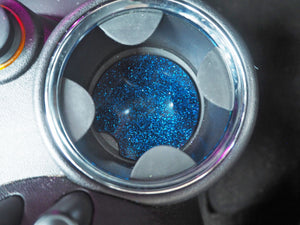 sparkly blue cup holder inserts