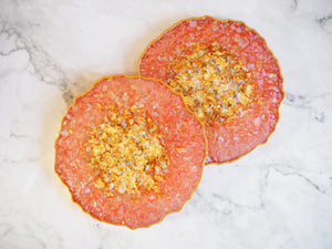 Peach Geode Resin Coasters Set Of 4