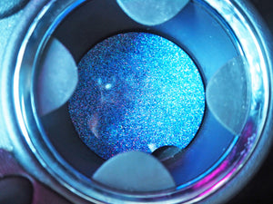 Persian Blue Glitter Cup Holder Inserts-7.3cm